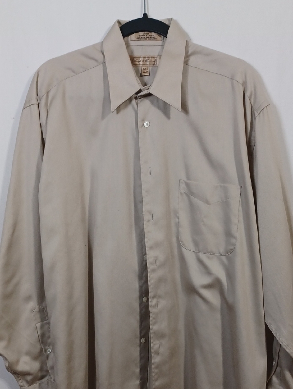 croft & barrow Beige Button-Up Shirt